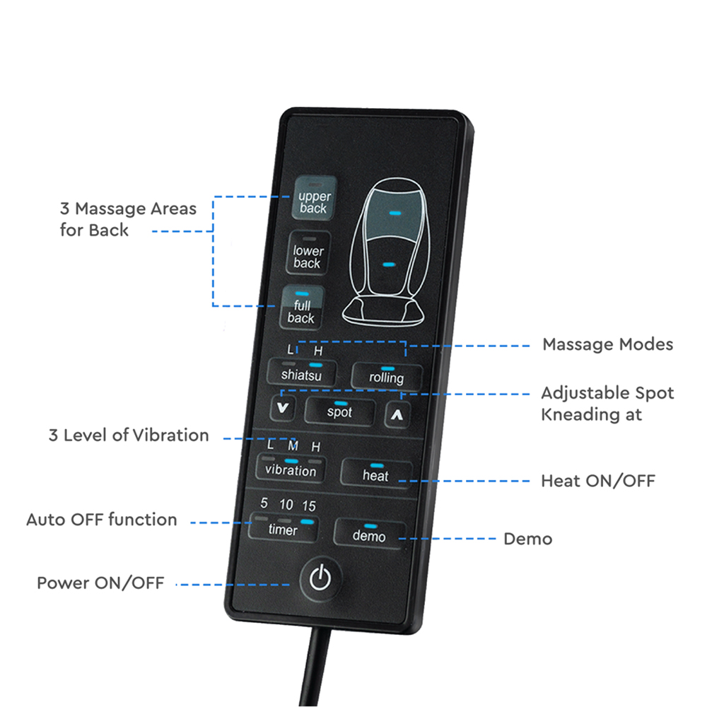 Back Massage Cushion hand controller