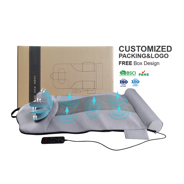 Tapis de massage chauffant pour étirements du haut du corps et soulagement de la douleur
